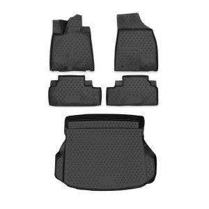 Lexus RX 350 3D Floor-Trunk Mats - Omac - Black - '10-'15
